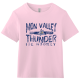 Mon Valley Thunder Women's 6-Ounce Heavyweight Tee