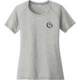 Chelsea Bulldogs Ladies PosiCharge Tri-Blend Wicking Scoop Neck Raglan Tee