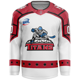 NJ Titans Midgets Goalie Jersey - White - Kit