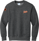 Biggby Coffee AAA Youth Core Fleece Crewneck Sweatshirt